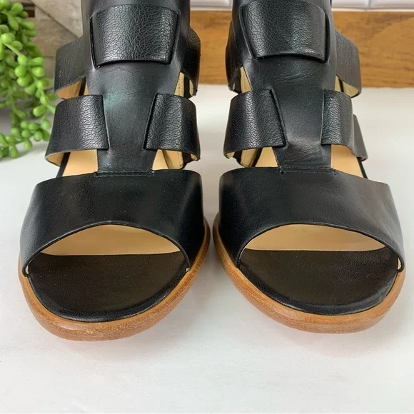 Cole Haan Cameron Block Heel Strappy Leather Sandals - Picture 5 of 12